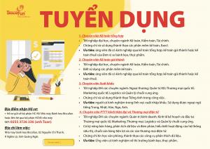 BISCAFUN - THÔNG BÁO TUYỂN DỤNG THÁNG 6/2026